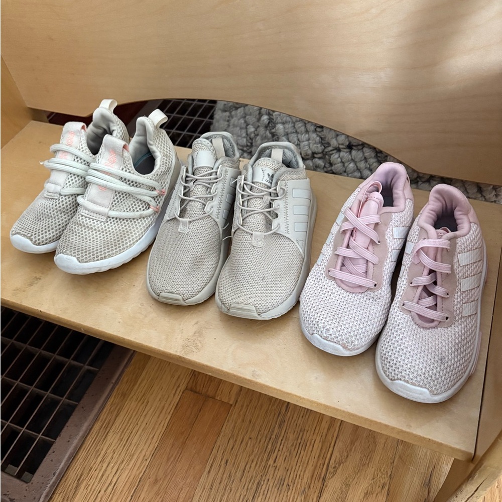 adidas Kids Sneakers in Beige and Light Pink